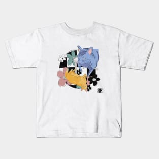 Playful cats Kids T-Shirt